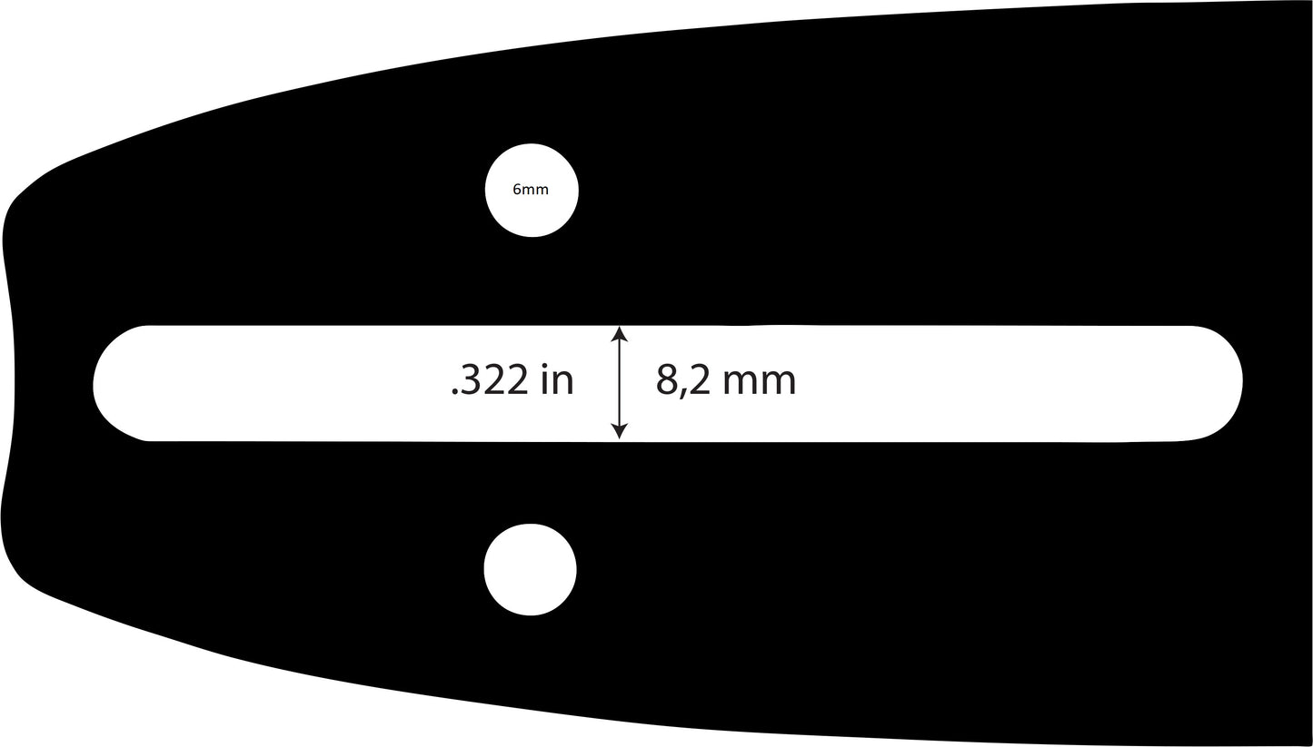 Oregon 164TXLNA041 SpeedCut Nano Chainsaw Guide Bar 16" / 40cm