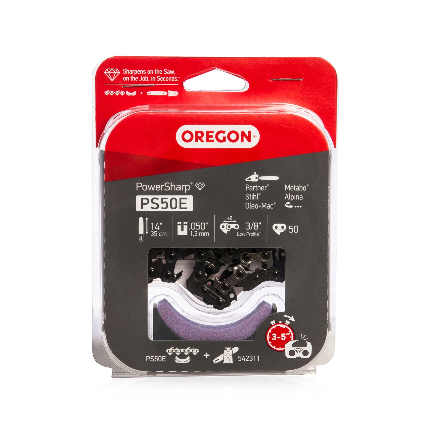 Oregon PS50E - PowerSharp Chainsaw Chain - 50 Drive Links