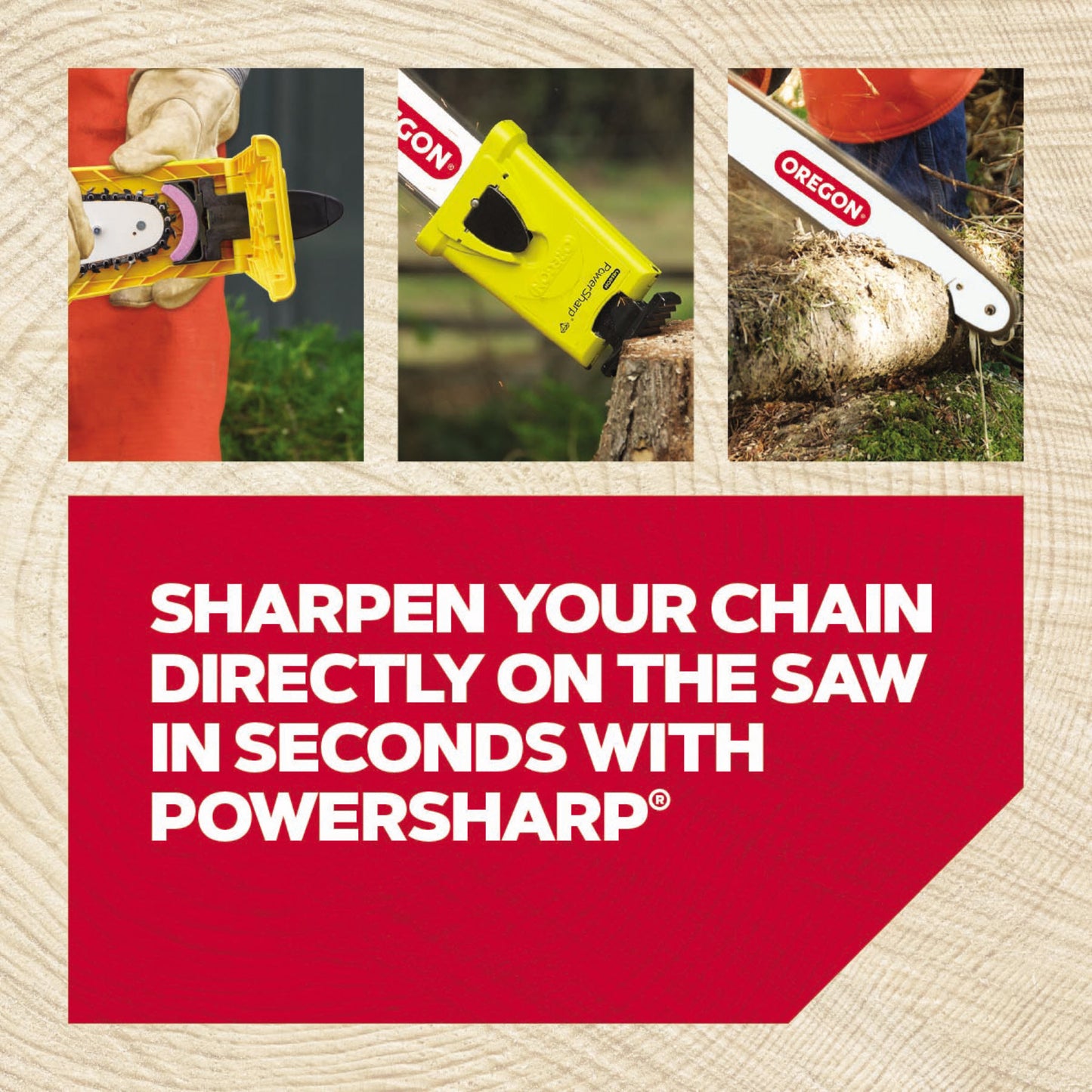 Oregon PS55E - PowerSharp Chainsaw Chain - 55 Drive Links