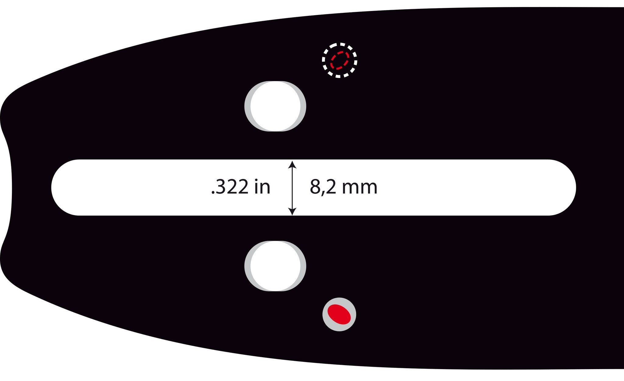 Oregon 180SDEA095 Chainsaw Guide Bar - 18