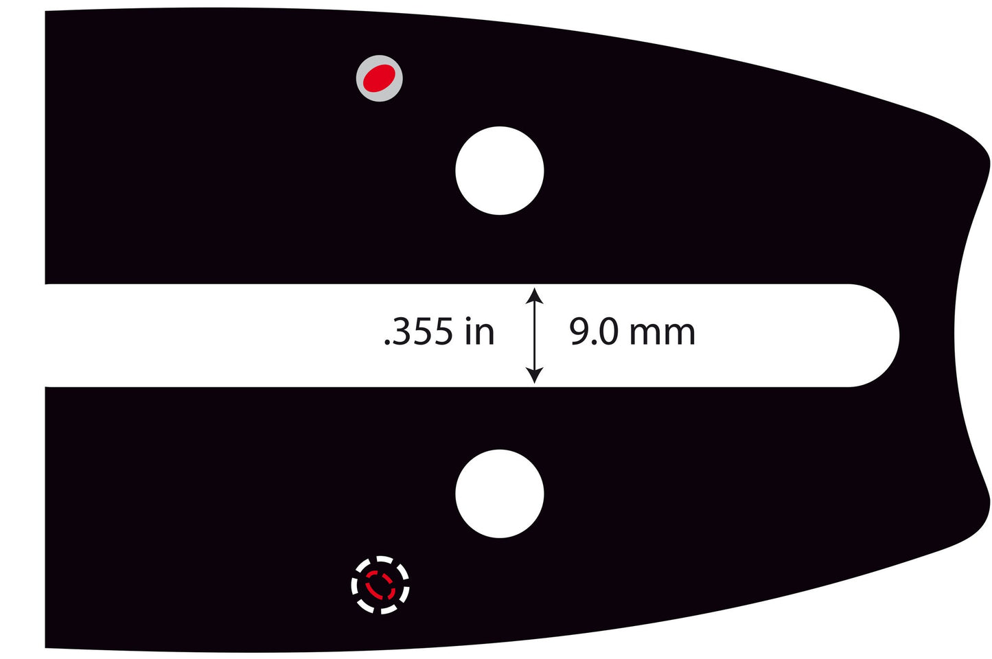 248RNDD009 - Oregon 24" RN Chainsaw Guide Bar - NewSawChains